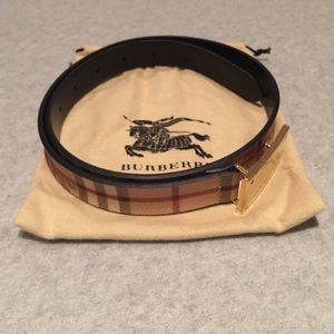 Burberry Authentic Leather Belt